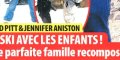 Brad Pitt, Jennifer Aniston, au ski avec les enfants, une parfaite famille recomposée (photo)