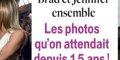 Brad Pitt, Jennifer Aniston, ensemble, les photos qu'on attendait depuis 15 ans