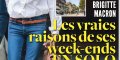 Brigitte Macron, les vraies raisons de ses week-ends solo (photo)