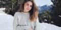 Camille Gottlieb se la coule douce à Auron, dans le massif du Mercantour (photos)