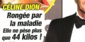 Céline Dion, rongée par la maladie, elle ne pèse plus que 44 kilos (photo)