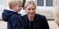 Charlène de Monaco fière, ses jumeaux déjà très à l'aise à Elysée (photo)