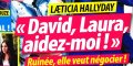 David Hallyday, ruinée, étrange appel à l'aide de Laeticia pour négocier (photo)