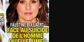 « Faustine Bollaert face au suicide de l'homme qu'elle aime », (photo)
