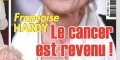 Françoise Hardy, le cancer est revenu, elle fait une grave récidive (photo)