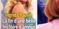 Ingrid Chauvin agacée, « fin belle histoire d'amour » (photo)