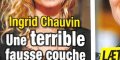 Ingrid Chauvin, une terrible fausse couche (photo)