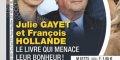 Julie Gayet et François Hollande, le livre qui menace leur bonheur (photo)