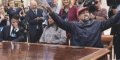 Kanye West, son terrible monologue embarrassant chez Trump (photo)