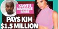 Kanye West paye Kim Kardashian 1,5 million pour éviter le divorce (photo)