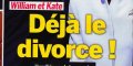 Kate Middleton, le couple explose, déjà le divorce, des rancunes tenaces (photo)