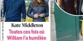 Kate Middleton humiliée par William, une liaison avec Sophie Taylor (photo)