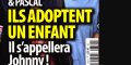 Laeticia Hallyday et Pascal - Ils adoptent un enfant qui s'appellera Johnny (photo)