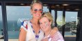 Laeticia Hallyday fête les bleus avec Hélène Darroze (photo)