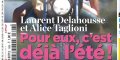Laurent Delahousse, Alice Taglioni, fin de "crise" , au Cap Ferret après une longue séparation, (photo)