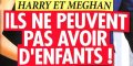 Meghan Markle et Harry « ne peuvent pas avoir d'enfants » (photo)