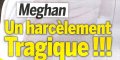 Meghan Markle, harcèlement tragique, son bébé en danger (photo)