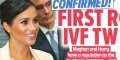 Meghan Markle, une fécondation in Vitro, dans l'Histoire avec sa surprenante grossesse (photo)