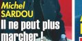 Michel Sardou ne peut plus marcher (photo)