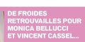 Vincent Cassel et Monica Bellucci, de froides retrouvailles à Venise (photo)