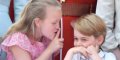 Le prince George recadré par sa cousine (photos)