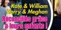 Prince Harry et Meghan Markle, réconciliés avec Kate Middleton et William grâce à leurs enfants
