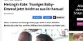 Prince William, Kate Middleton, drame, bébé, terrible aveu