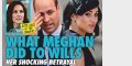Prince William, Kate Middleton, trahison choquante au palais, coup monté de Meghan Markle (photo)