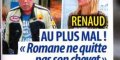 Renaud au plus mal, Romane Serda ne quitte pas son chevet