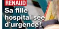 Renaud - sa fille Lolita hospitalisée d'urgence, son dos explosé
