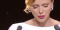 Robe Vuitton et boucles en diamants : Charlène de Monaco au Ballon d'or