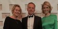Soirée de prestige à Rome : Luana Belmondo rayonne aux côtés de Julie Andrieu