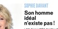 Sophie Davant, bonheur brisé, son homme "idéal" n'existe pas