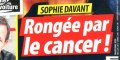 Sophie Davant rongée par le cancer, triste confidence