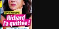 Sophie Marceau, été cauchemardesque après une rupture brutale, avec Richard, elle livre sa vie
