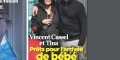 Vincent Cassel et Tina Kunakey débusqués à Paris avant la naissance d'Amazone