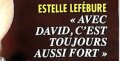 Estelle Lefébure, « c'est toujours aussi fort avec David Hallyday » (photo)