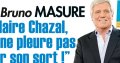 Bruno Masure : « Claire Chazal aurait pu continuer avec un dentier et une perruque »