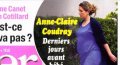 Anne-Claire Coudray, son accouchement se rapproche