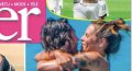 Laure Manaudou seins nus à la plage avec Jérémy Frérot