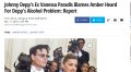 Vanessa Paradis flingue Amber Heard, trop immature