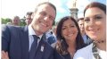 Marion Bartoli remplumée échange quelques balles avec Emmanuel Macron (photo)