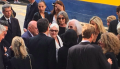 Line Renaud arrive aux funérailles de Pierre Bellemare (photo)
