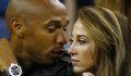 Thierry Henry et Andrea Rajacic, heureux parents d'une petite fille
