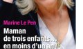 Marine Le Pen maman de trois enfants en moins d'un an