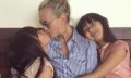 Laeticia Hallyday, un début de week-end bonheur avec ses filles (photo)