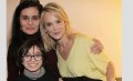 Vanessa Burggraf rend visite à des enfants autistes (photo)