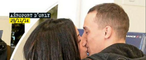 Alizée et Grégoire Lyonnet, un bisou orly