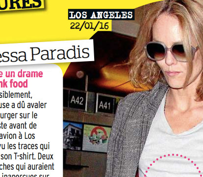 Vanessa Paradis rejointe à Paris par ses enfants pour les fêtes de noël (photo)