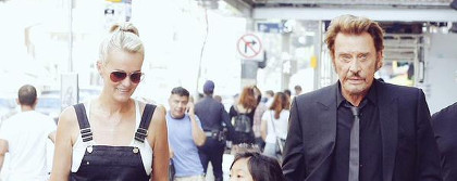 Johnny et Laeticia Hallyday Los Angeles